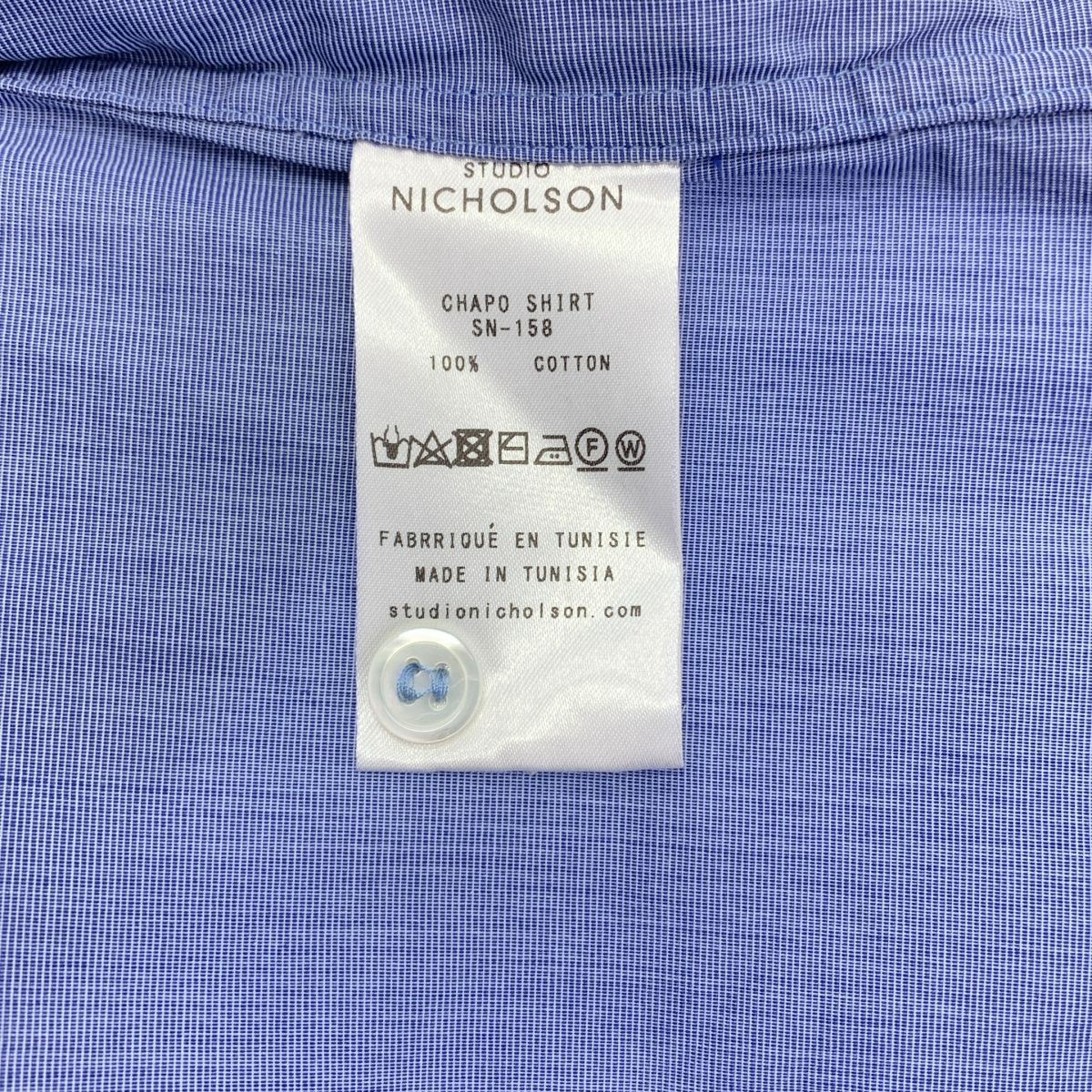 美品】 Studio Nicholson / スタジオニコルソン | CHAPO SHIRT 