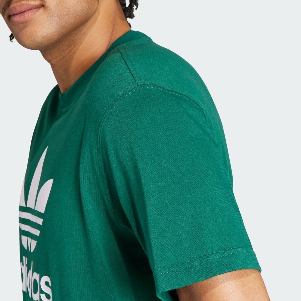 (アディダスオリジナルス) adidas Originals アディカラー トレフォイル 半袖Ｔシャツ トップス カジュアルシャツ メンズ EEP79 IR7976 MENS TREFOIL SHORT SLEEVE T-SHIRT GREEN
