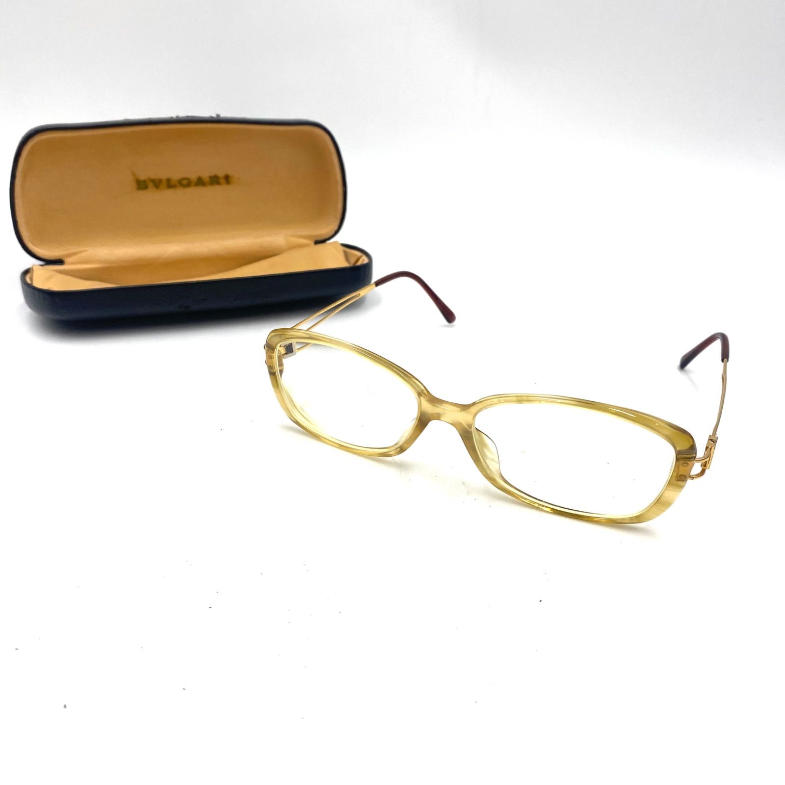 BVLGARI ブルガリ めがね メガネ 眼鏡 メガネフレーム 度あり ゴールド系