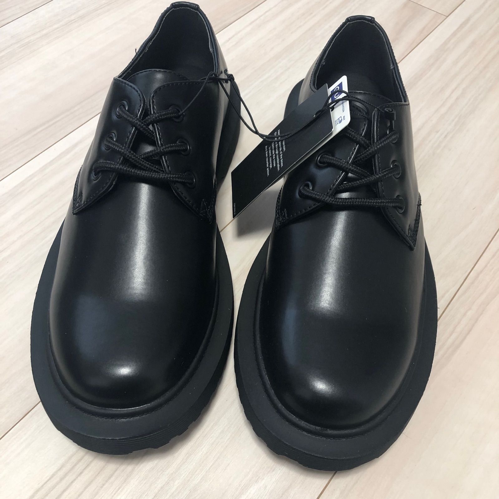 新品未使用 GU×UNDERCOVER ラウンドトゥシューズ 26cm 黒