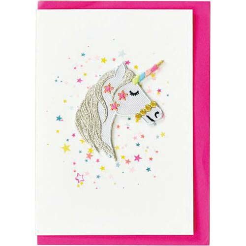 まとめ エルコミューン グリーティングカード ペトラボーズ 輸入グリーティングカード Patch Card Unicorn YGC-040 ×15セット