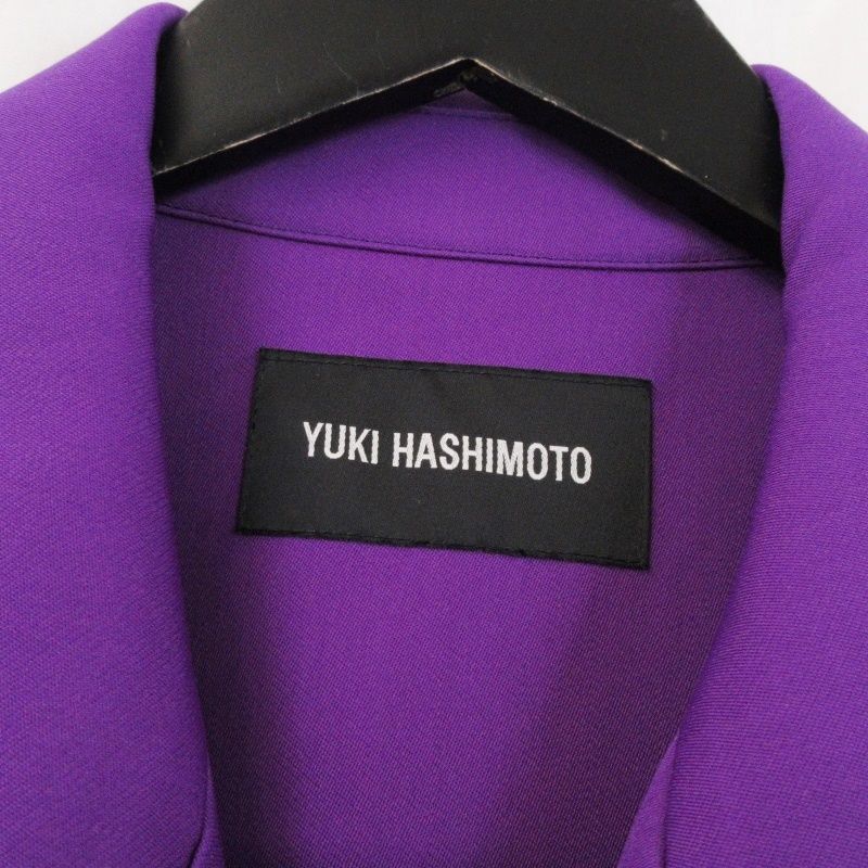 未使用 YUKI HASHIMOTO ユウキハシモト EXPERIMENTAL CUTTING SHORT JACKET? 231-01-0304  ショートジャケット パープル 48 70015348