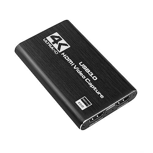 YFFSFDC 4K HDMI キャプチャーボード パススルー 60FPS USB3.0 ゲームキャプチャー 60Hz ビデオ フルHD ビデオキャプチャー ゲーム実況 生配信 会議 ライブビデオ配信 画面共有 録画 医用撮像 PS5 PS4 Xbox
