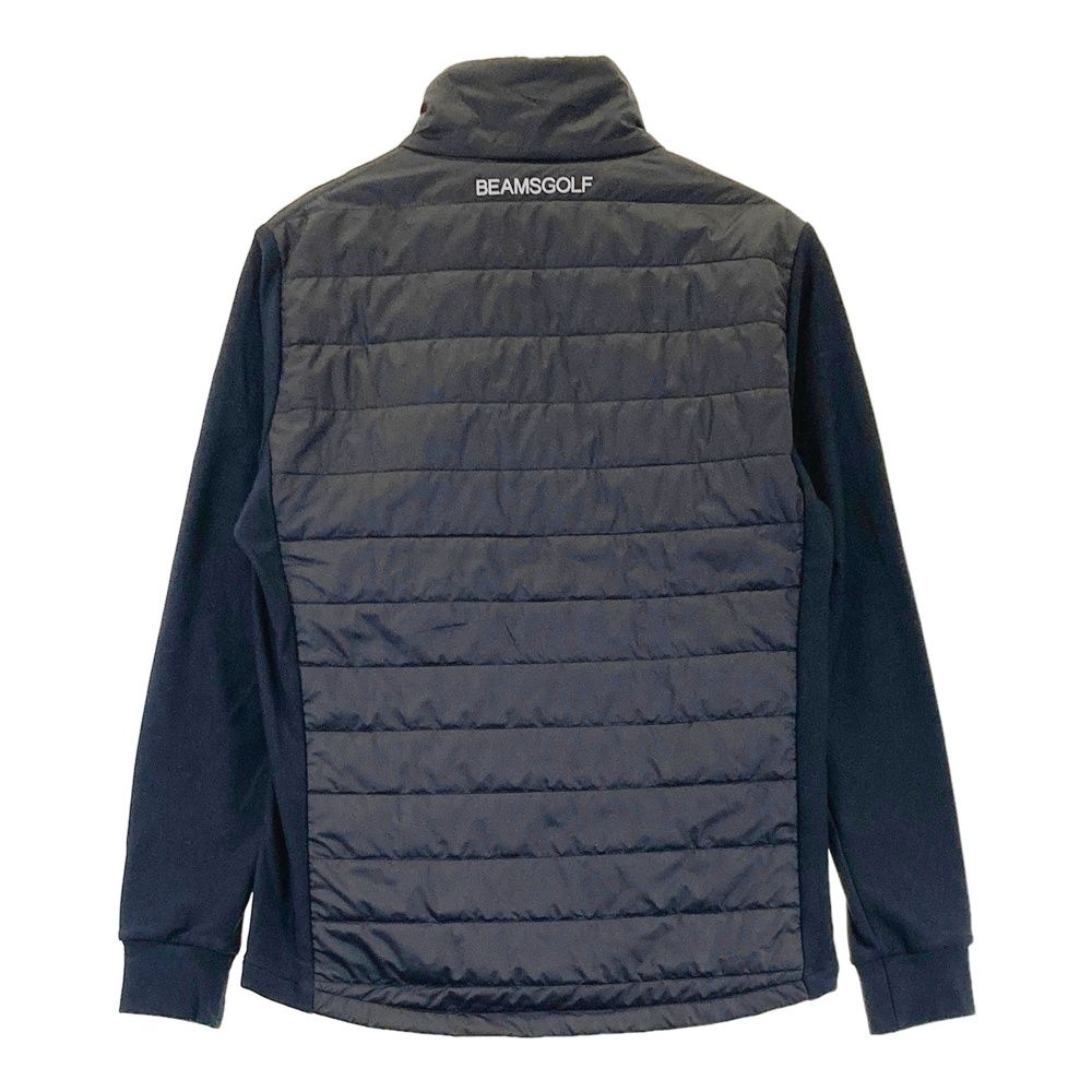 サイズ M BEAMS GOLF ビームスゴルフ 中綿切替 ジップジャケット 星 総柄 ブラック系 240101492031 ゴルフウェア メンズ ストスト