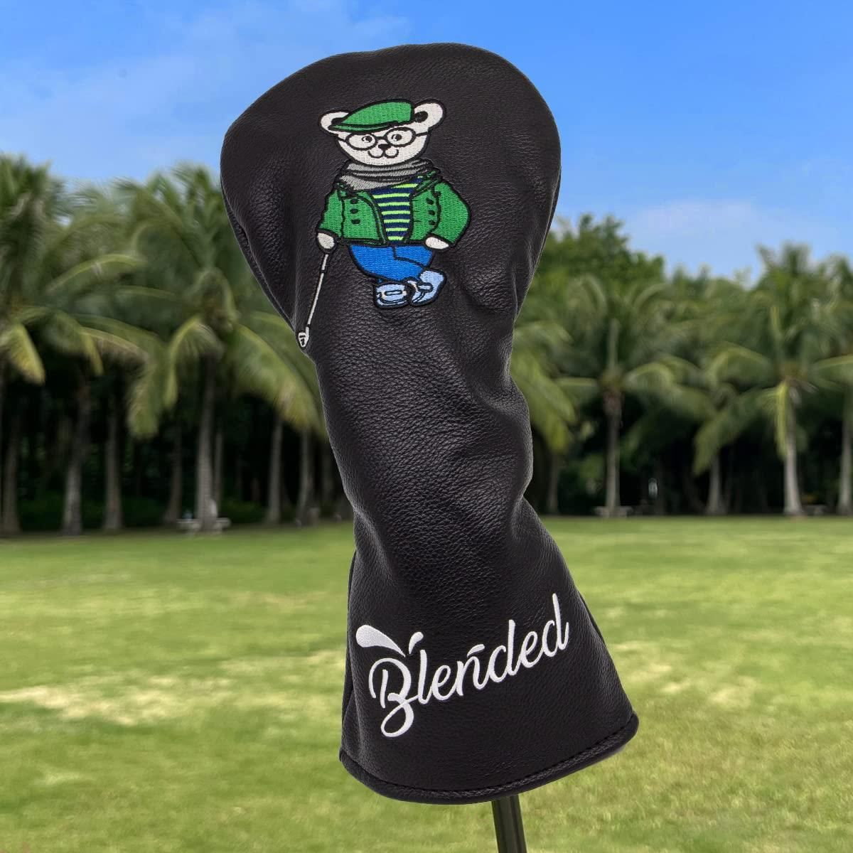 PLUSKER ゴルフクラブハイブリッドヘッドカバー シャークファニーカートゥーンアニマルパターン 合成皮革ヘッドカバー 男性/女性ゴルファー用 1個 PLUSKER ゴルフクラブヘッドカバー アメリカ国旗とイーグル柄 ドライバー⁄フェアウェイウッド⁄ハイブリッド⁄パター用 愛国的なヘッドカバー