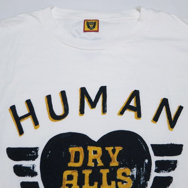 新品 HUMAN MADE ヒューマンメイド GRAPHIC L/S T-SHIRT DRY ALLS HEART HM28CS034 グラフィック  ロングスリーブ Tシャツ ロンT 長袖 ホワイト ドライオールズ ハート サイズ2XL - メルカリ