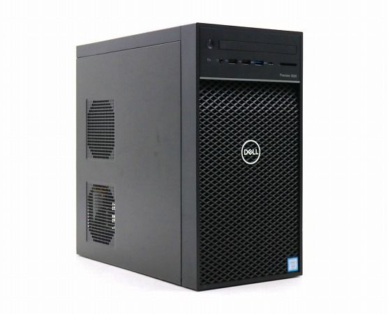 DELL Precision 3630 Tower Xeon E-2124 3.3GHz 16GB 256GB(新品NVMe SSD)+1TB(HDD) Windows10 Pro 64bit 小難 中古