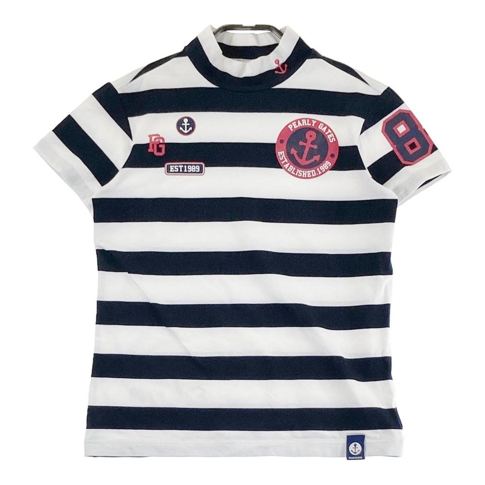 サイズ：0 PEARLY GATES パーリーゲイツ ハイネック 半袖Tシャツ