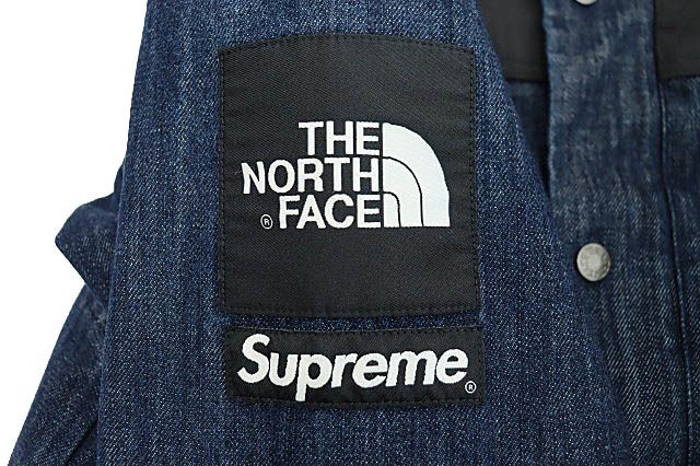シュプリーム SUPREME ×THE NORTH FACE ノースフェイス 15SS Denim Dot
