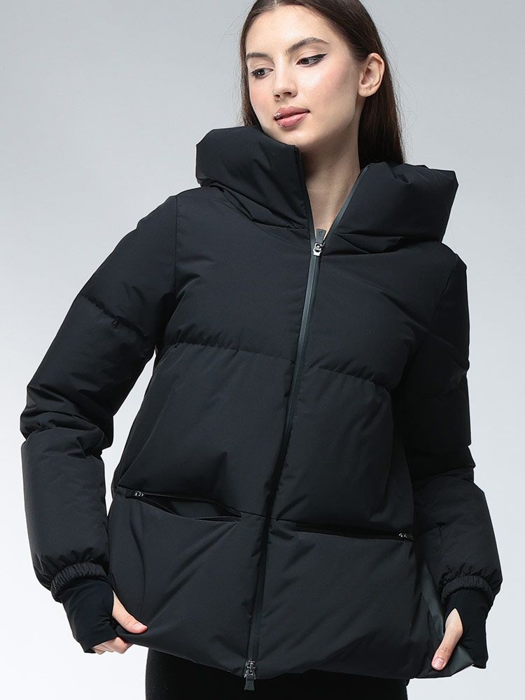 HERNO (ヘルノ) フード スリット フルジップ ダウンジャケット LAMINAR 2 LAYER WINDSTOPPER - メルカリ