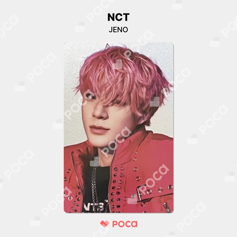 NCT ジェノ　ホログラム　レア　トレカ NCT ジェノ トレカ GLITCH ARCADE CENTER POP-UP STORE POSTCARD