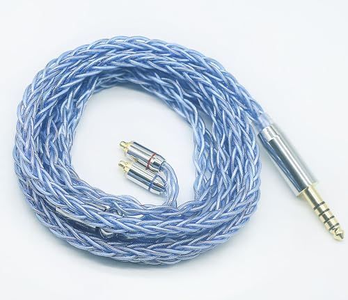 MMCX4.4mm JSHiFi-MagicMMCX4.4mmリケーブル 銀箔糸u0026銅箔糸線材 4.4mmイヤホンアップグレードケーブル MMCXイヤフォン交換ケーブル MMCX4.4mm