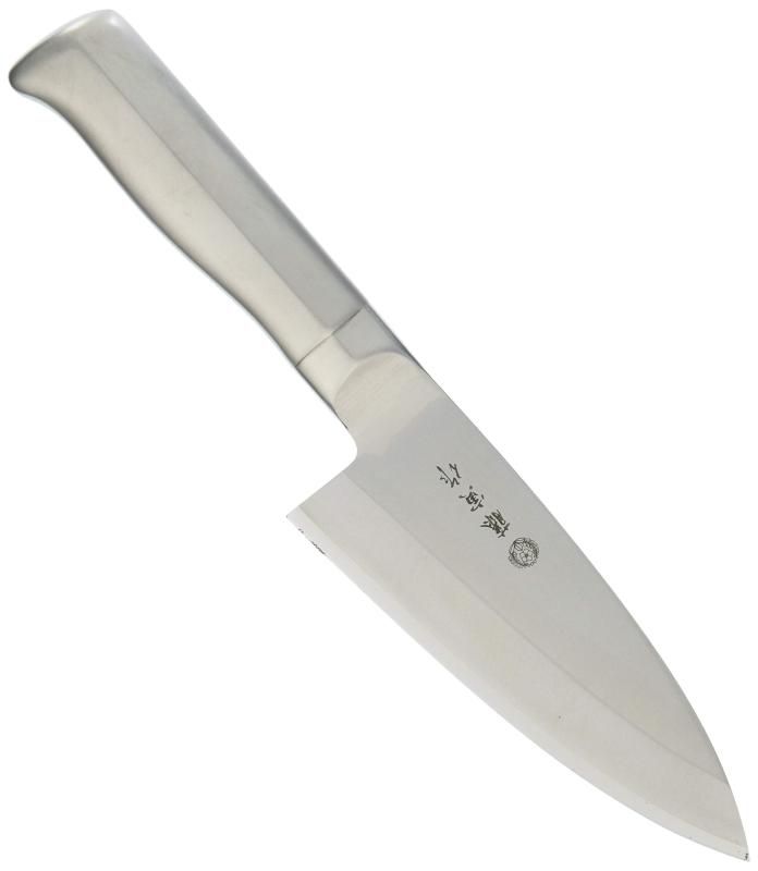 藤寅作 小出刃 120mm コバルト合金割込鋼 片刃 小さな魚の卸し 身の薄い魚向け オールステンレス 食洗器使用OK DPコバルト合金鋼2層複合 FU-634
