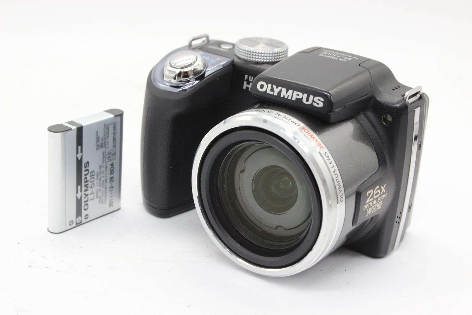 返品保証】 オリンパス Olympus SP-720UZ 26x Wide バッテリー付き