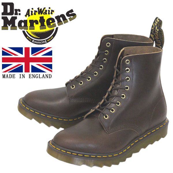 Dr.Martens (ドクターマーチン) 25577707 1460 8EYE PASCAL RIPPLE パスカル リップル クロームエクセルレザー ブーツ DARK BROWN イングランド製 Dr.Martens UK6-約25.0cm