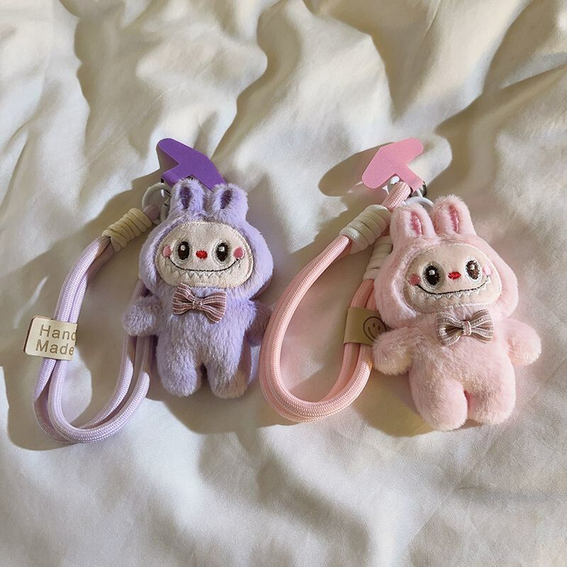 ラブブ風 ぬいぐるみストラップ スマホストラップ 携帯