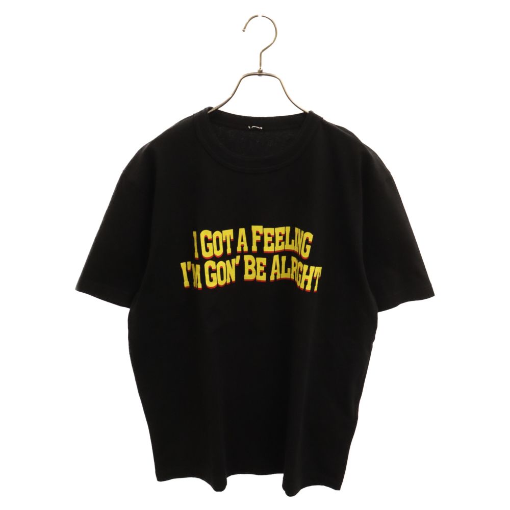 sacai フリンジデザイン ブラックTシャツ Sacai (サカイ) 23SS Flock Print T-Shirt 23-0527S フロック