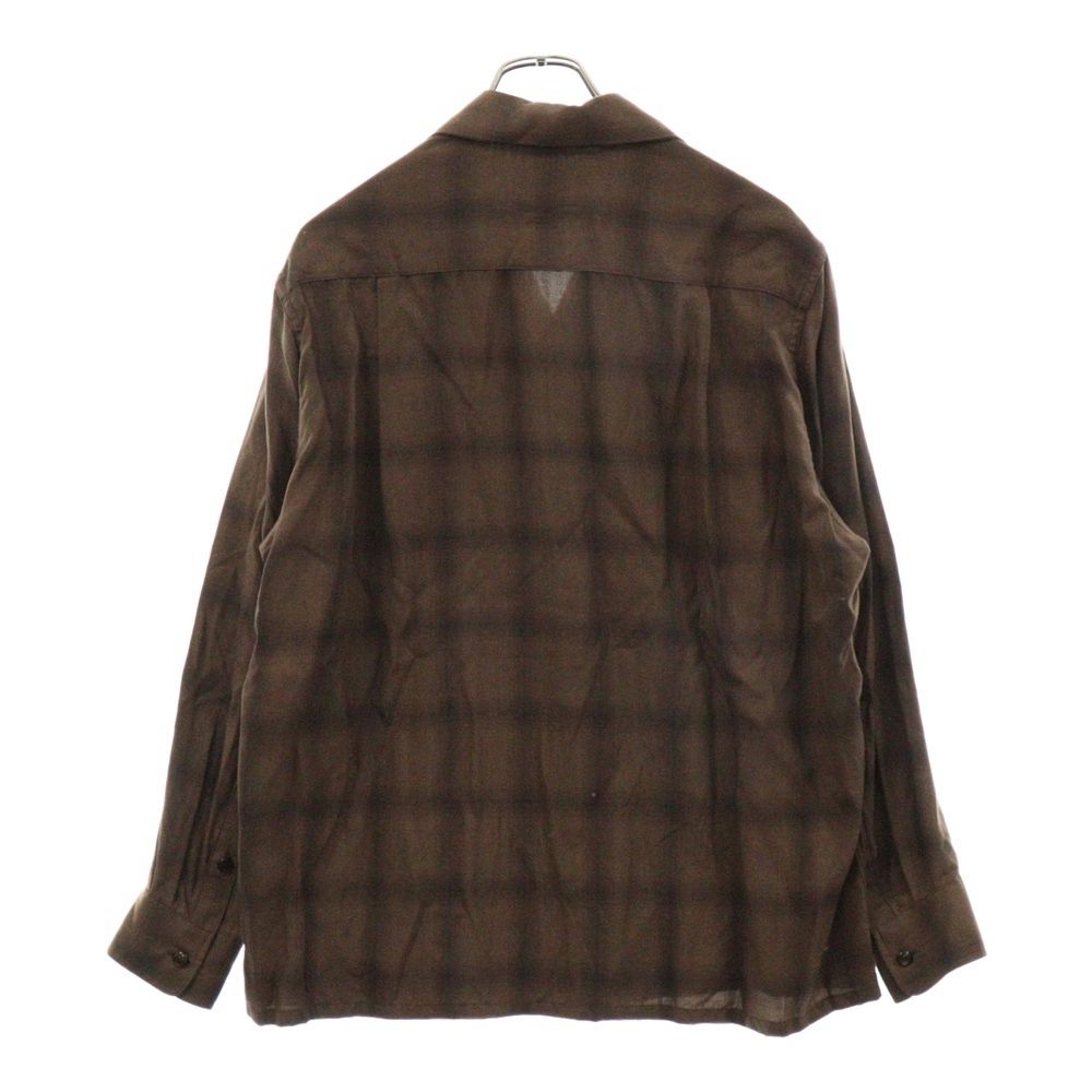 WACKO MARIA (ワコマリア) OMBRAY CHECK OPEN COLLAR SHIRTS L/S WACKO MARIA (ワコマリア) OMBRAY CHECK OPEN COLLAR SHIRTS L/S