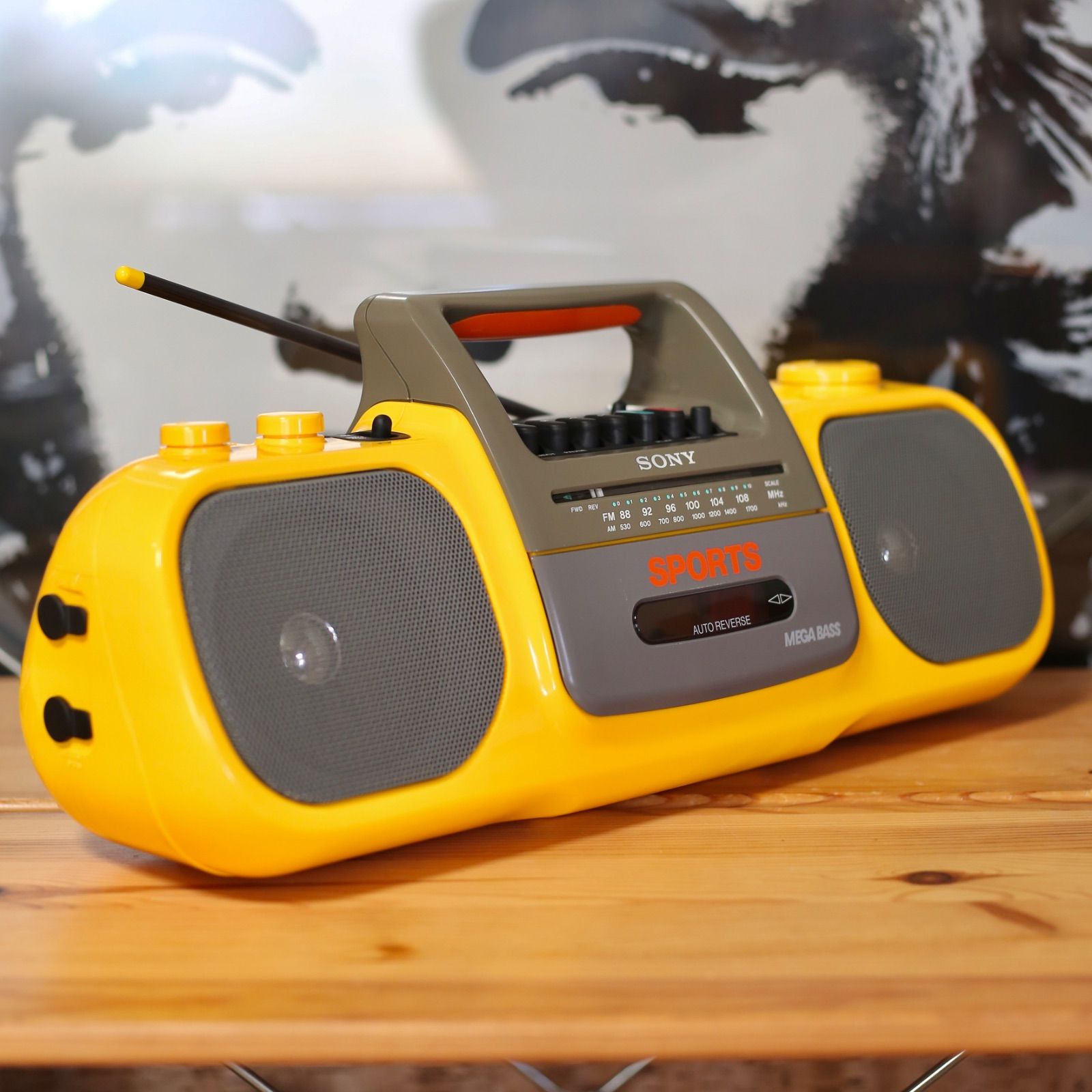 [美品メンテ品]Sony Sports CFS-905 ラジカセ SONY SPORTS CFS-905 メガベース搭載 防滴仕様 ラジカセ ソニー