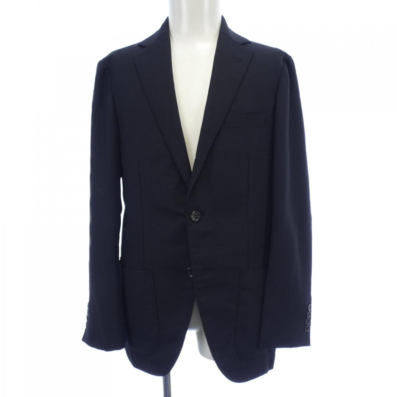 バーニーズニューヨーク ネイビーブレザー サイズ46 オールシーズン バーニーズニューヨーク ネイビーブレザー サイズ46 オールシーズン