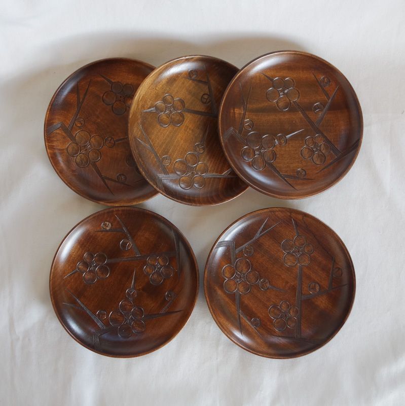 5枚組 梅花模様