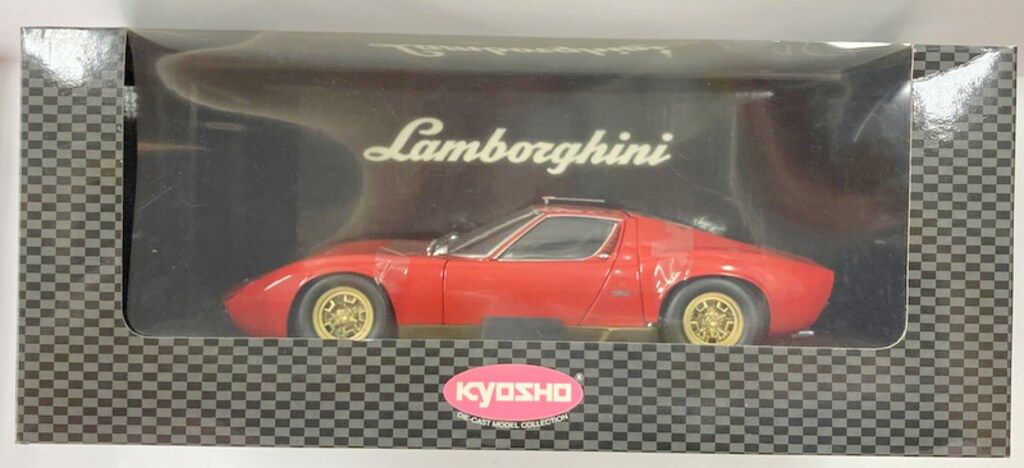 京商 1/18 ランボルギーニ ミウラ P400 SV 公式 レッド 08313R Amazon