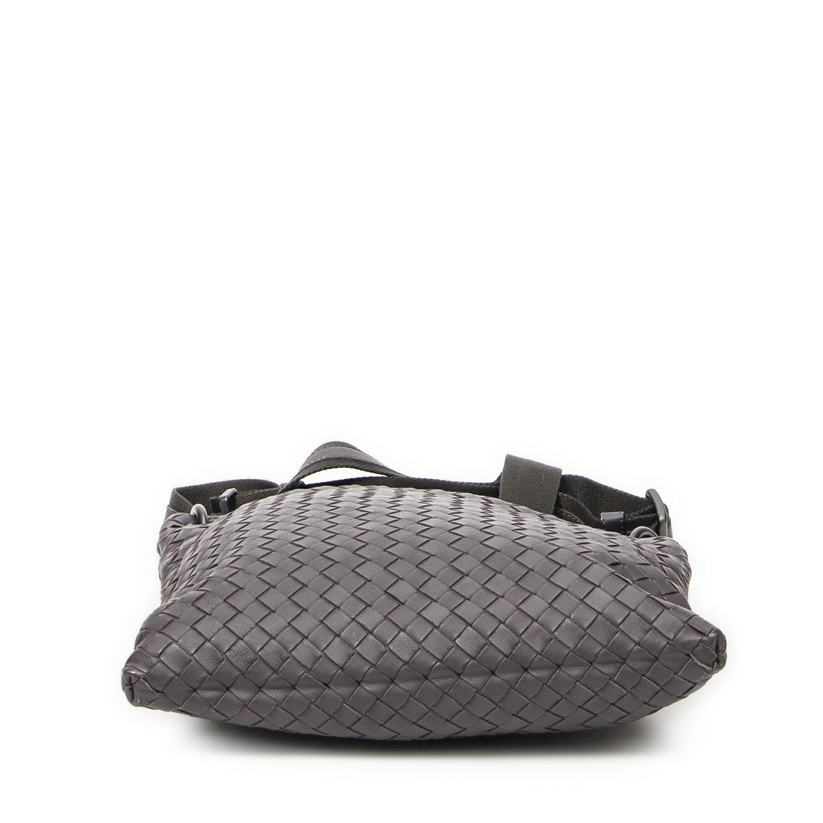 スモール メッセンジャーグレーイントレチャートレザーA