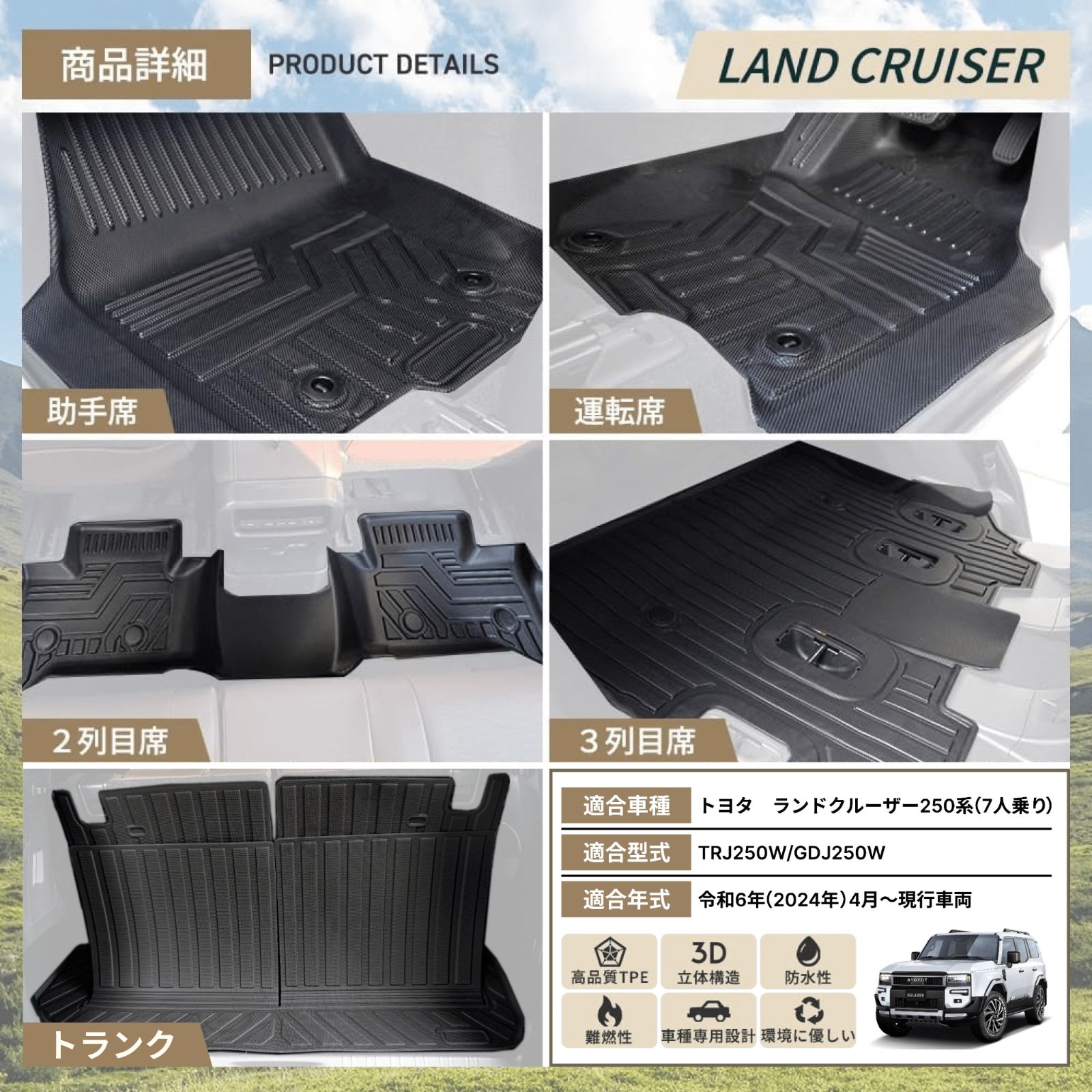 フロアマット トランクマット