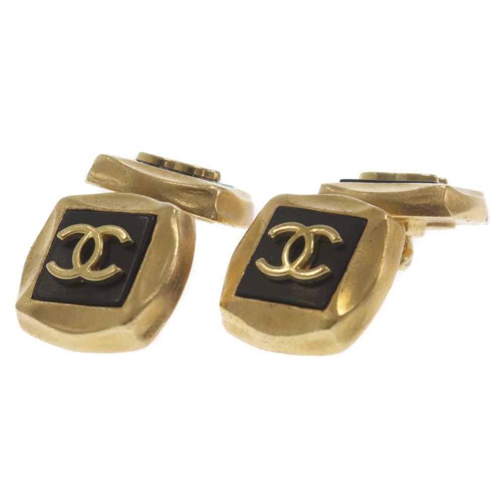 CHANEL (シャネル) VINTAGE ヴィンテージ ココマーク ラウンド カフリンクス カフスボタン ゴールド