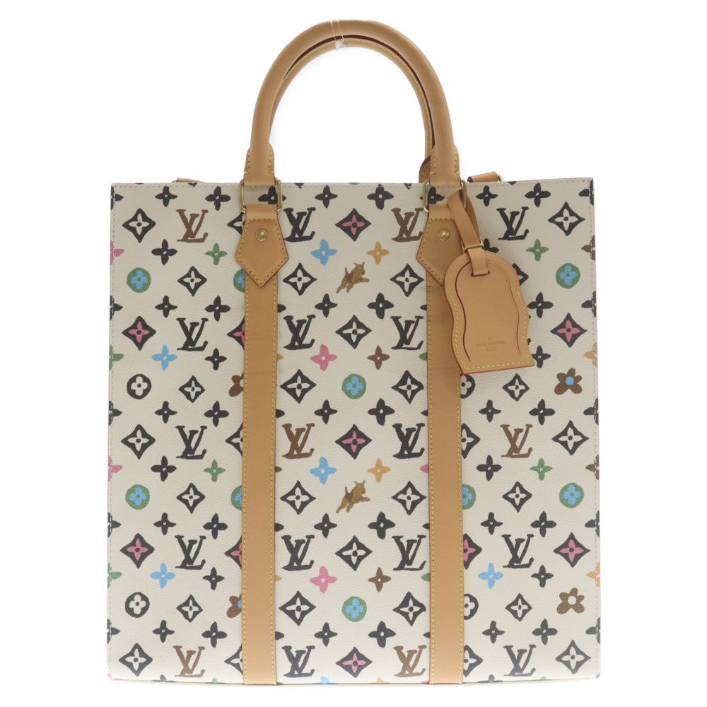 ルイヴィトン トートバッグ サックプラ 悪けれ モノグラム 