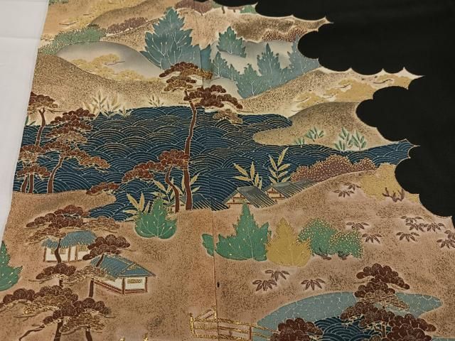 豪華黒留袖 刺繍