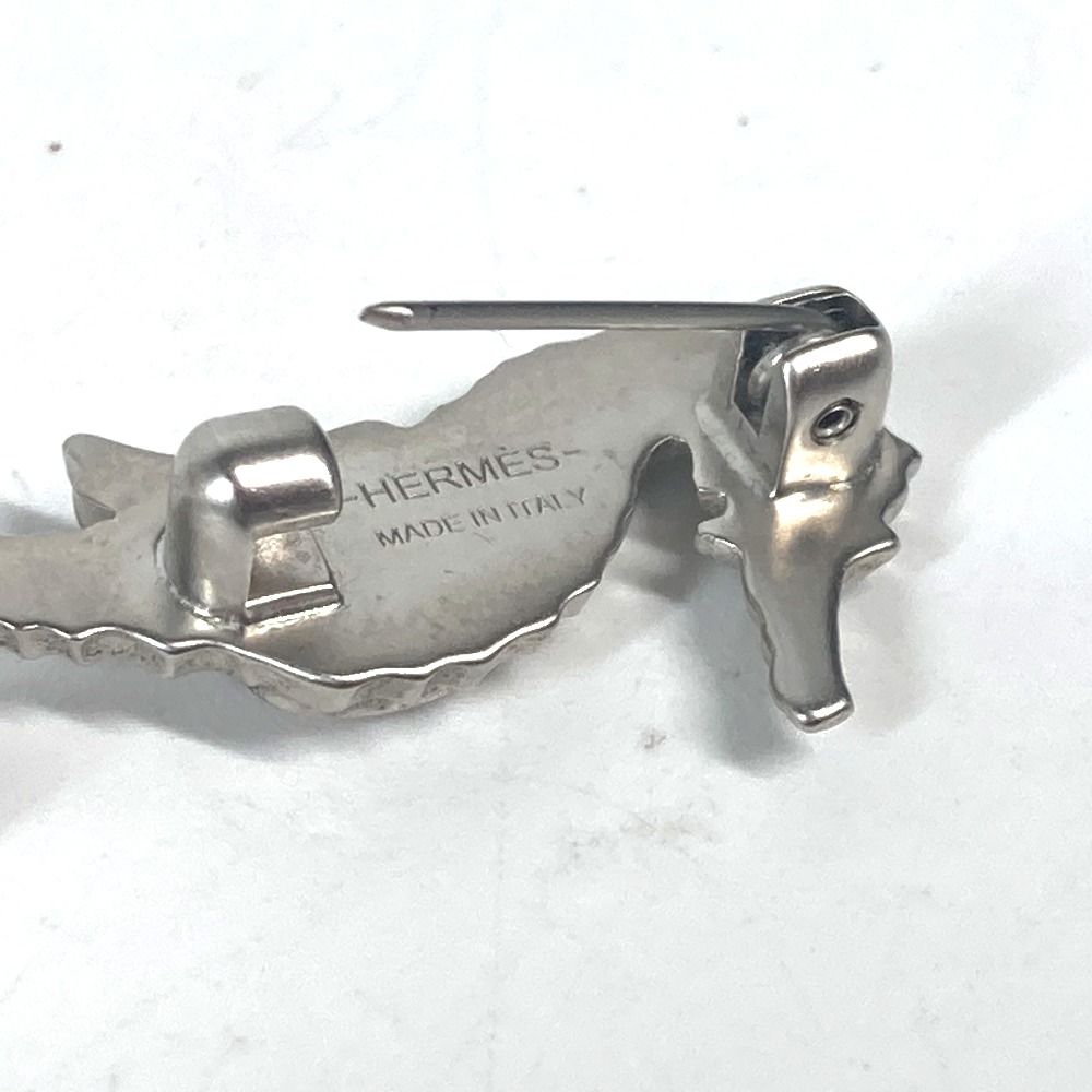 HERMES タツノオトシゴ ブローチ HERMES エルメス ブローチ タツノオトシゴ メタル - メルカリ