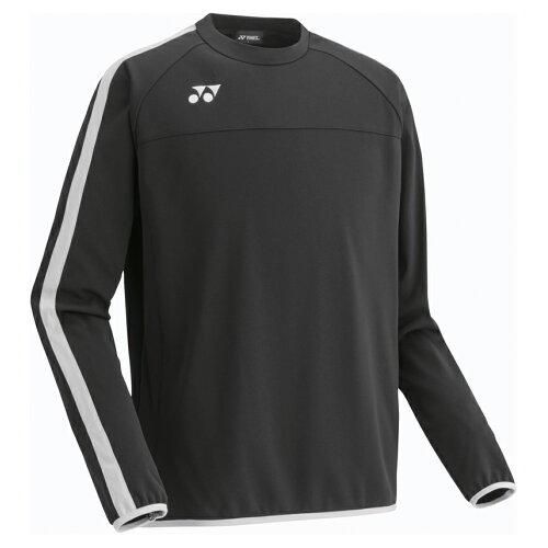 【新品・5営業日で発送】YONEX ヨネックス ユニトレーニングトップ (FW5006) 色 : ブラック／シルバー サイズ : M 