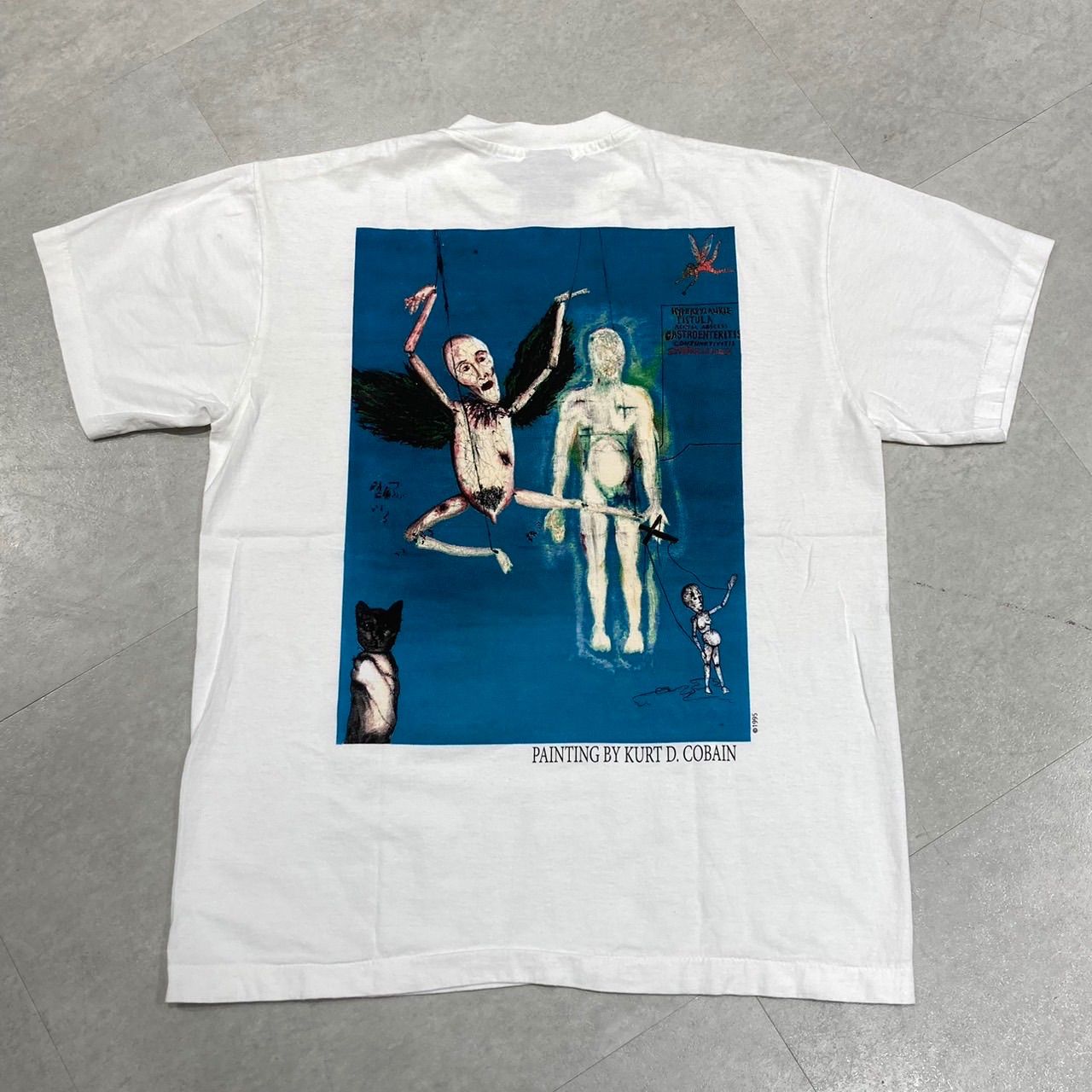 USA製 Nirvana ニルヴァーナ KURT COBAIN カートコバーン 1988 追悼 バンド Tシャツ ホワイト 白 L - メルカリ