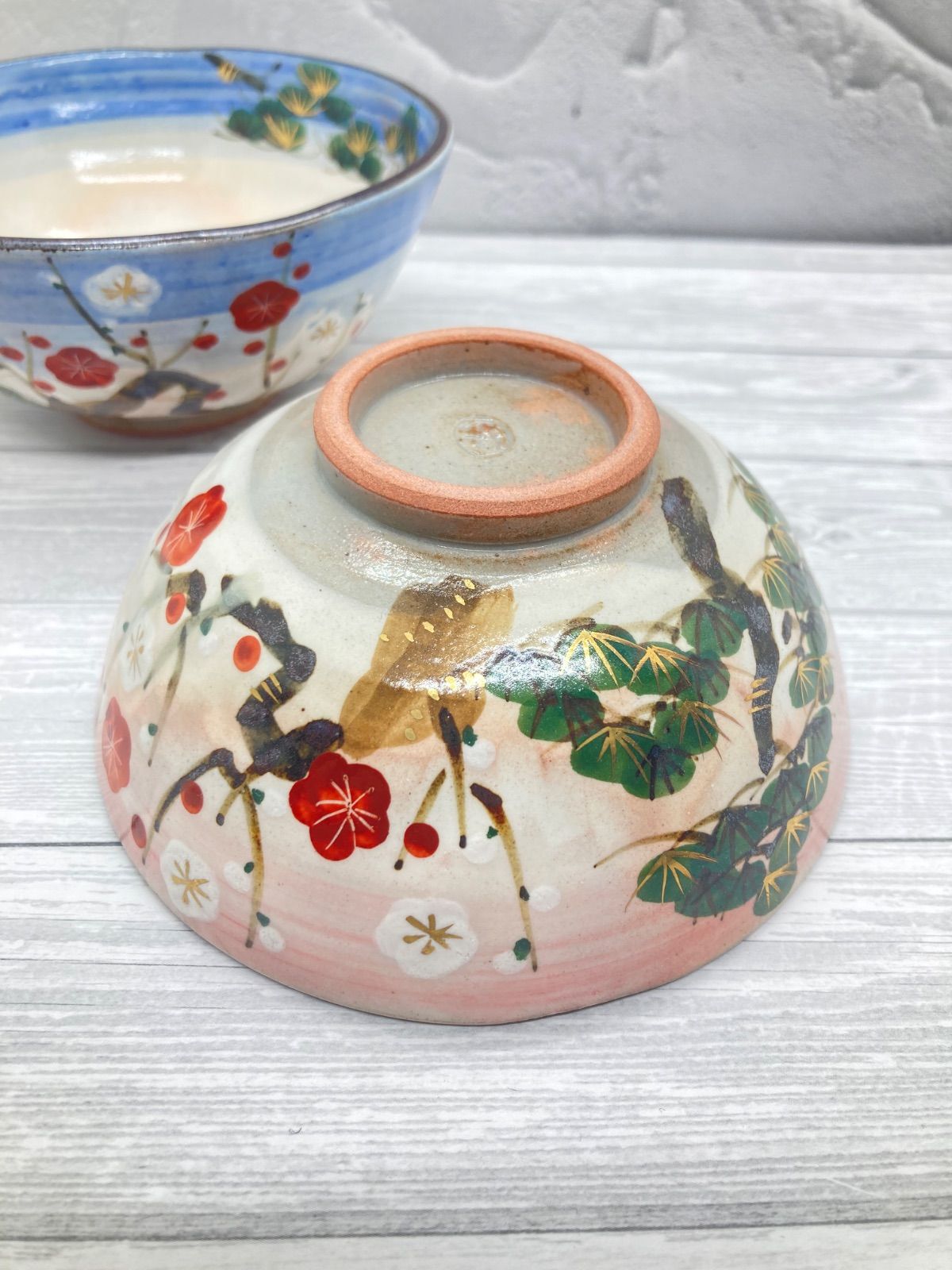 清水焼 飯碗2個セット 茶碗 ご飯茶碗 お茶碗大集合 京焼・清水焼 和