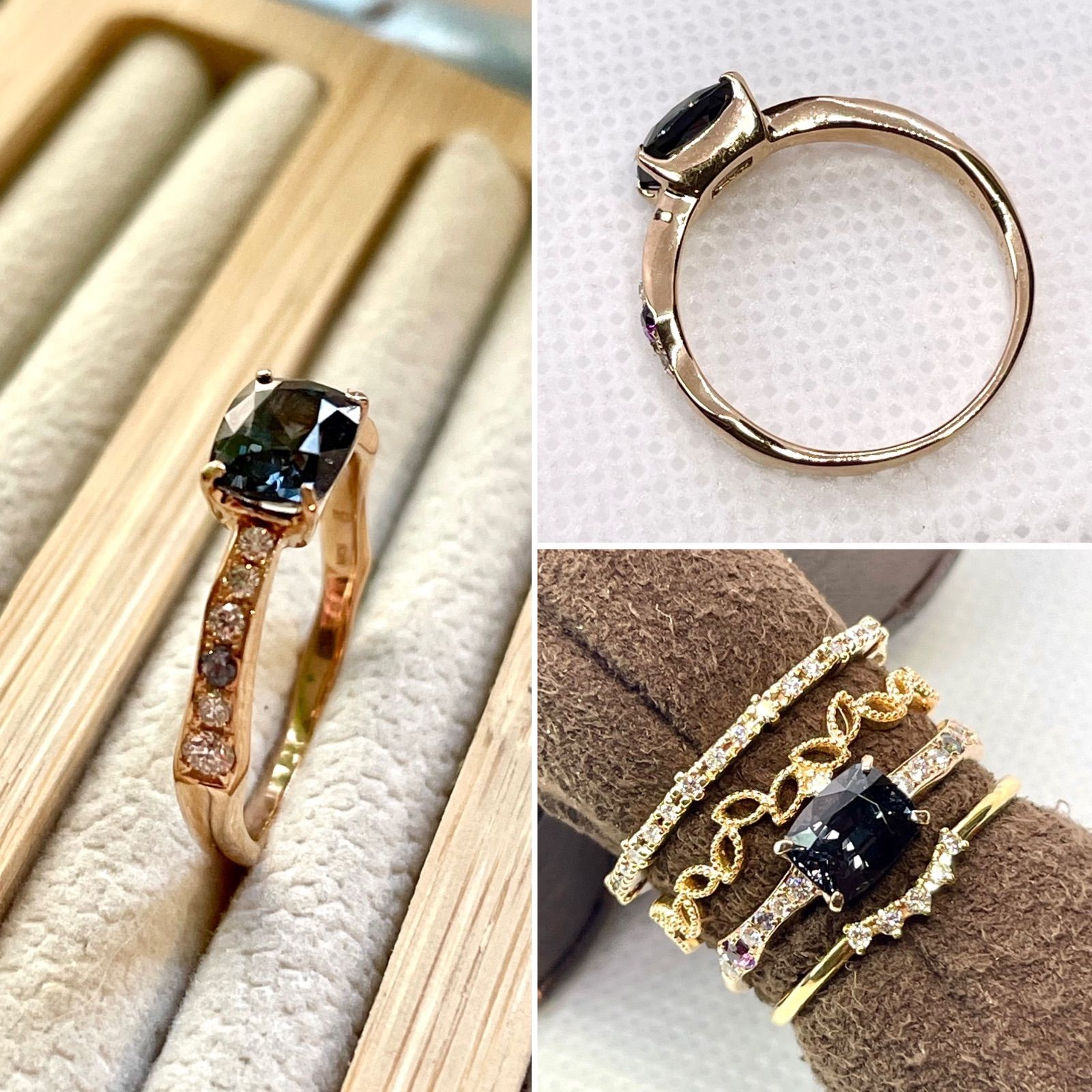 セイレーンアズーロ ダイヤモンド エタニティ グリージョ リング Pt900