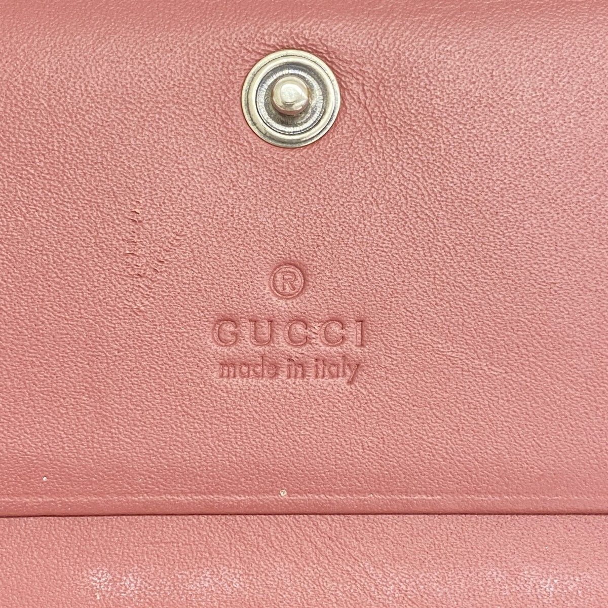 ☆SALE【5gd5184-h】グッチ 財布 GGブルームス 410088 PVC ブラウン  