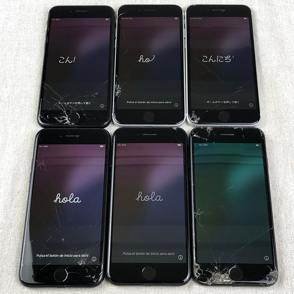 ◇ジャンク品◇【6点セット・SIMロック解除済】Apple iPhone SE