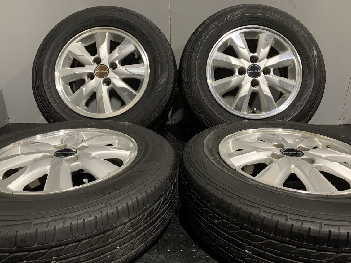 DUNLOP EC202 185/70R14】夏タイヤ【HONDA Modulo モデューロ フリード 純正ホイール 14インチ  5.5J4HPCD100