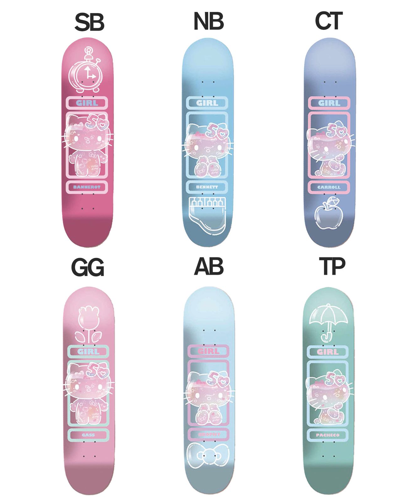 ムラスポ公式】新品 GIRL ガール スケートボード デッキ 8.0～8.5inch