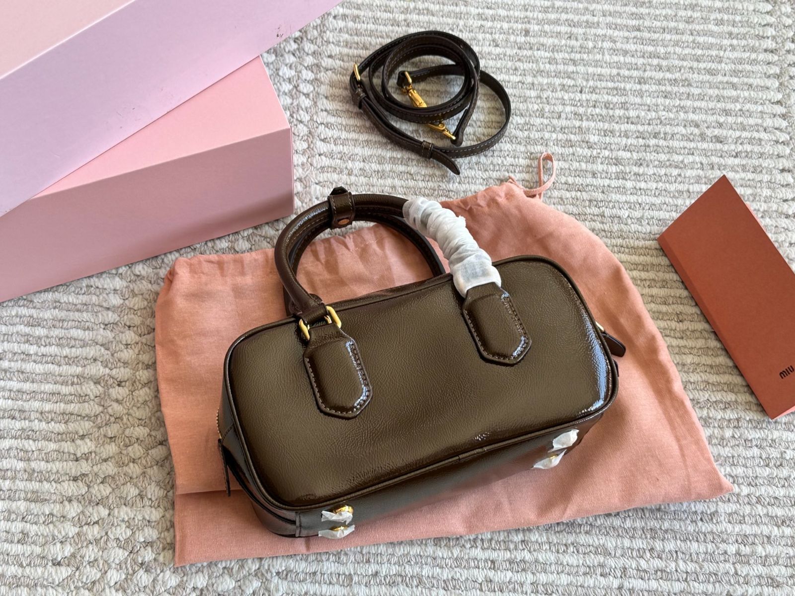 MIU MIU ボウリング/ビジネスバッグ ? 22×11cm [本日特価|新品未