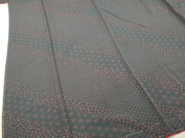 平和屋着物●江戸小紋　花唐草文　正絹　逸品　未使用　DAAU0637tw 平和屋着物○江戸小紋 花唐草文 正絹 逸品 未使用 DAAU0637tw - メルカリ