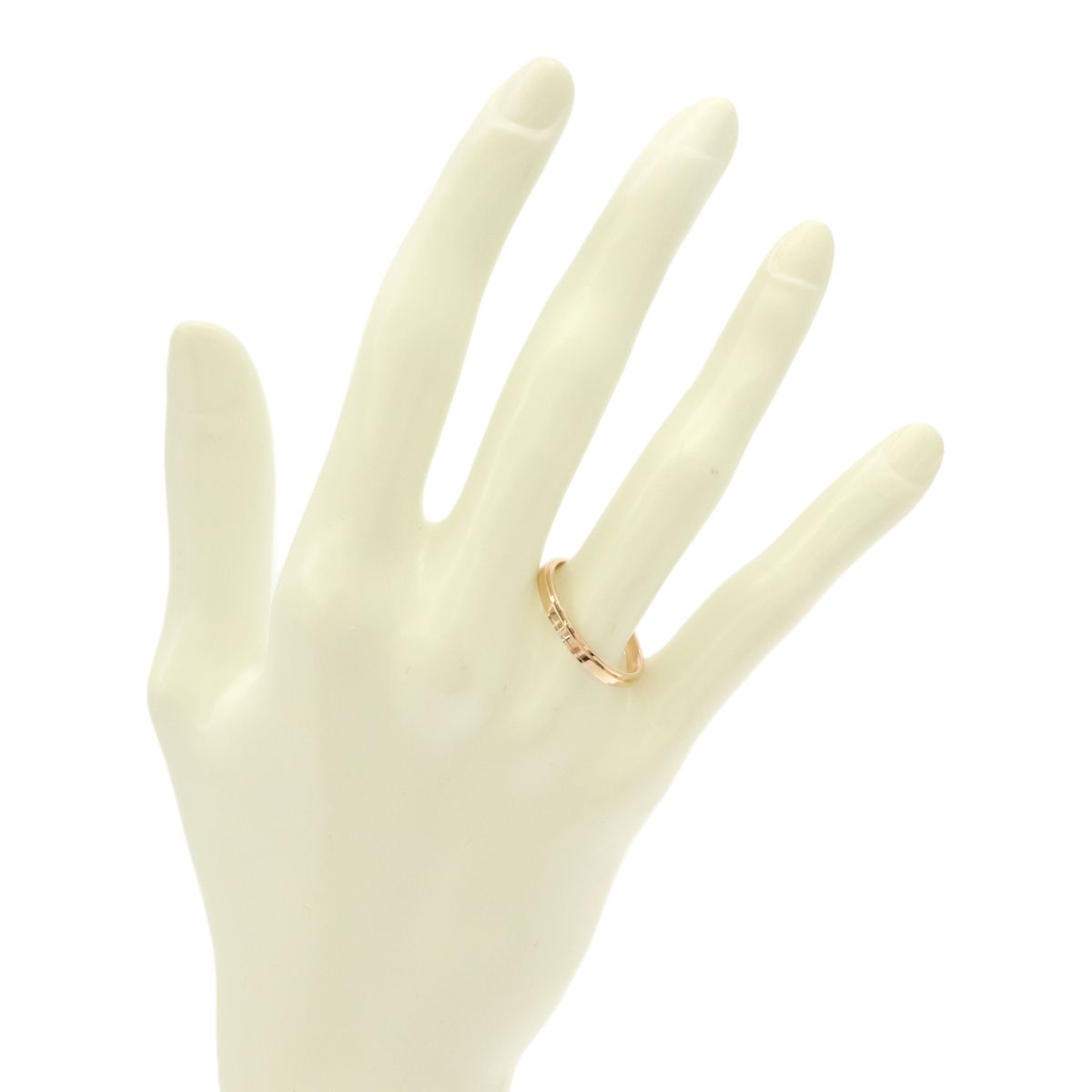 カルティエ ダムール リング 750PG #48 カルティエダムールリング エタニティ#48 レディース リング