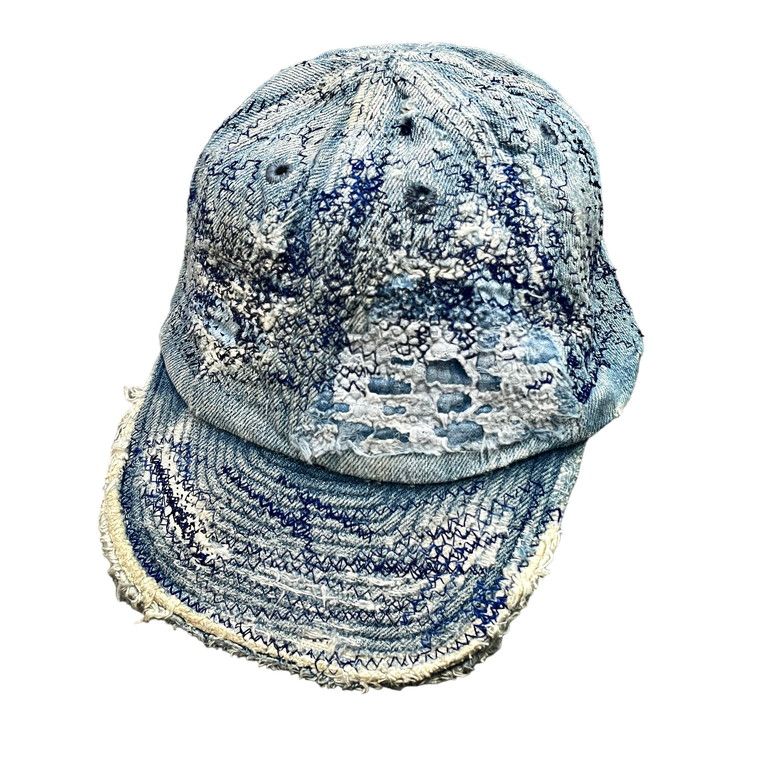 キャピタル Kapital BORO キャップ　美品 KAPITAL キャピタル 18SS AUGUST KOUNTRY MONTH BORO DENIM CAP