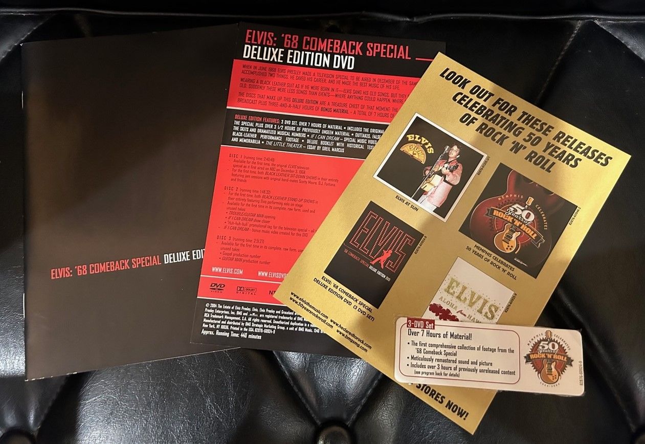 DVD3枚組】Elvis Presley 「68 COMEBACK SPECIAL - Deluxe Edition 
