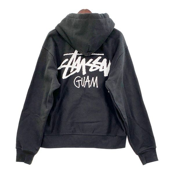Stussy GUAM ブラックジャケット Sサイズ ステューシー グアム STUSSY ステューシー グアム限定 GUAM ジップアップ パーカー
