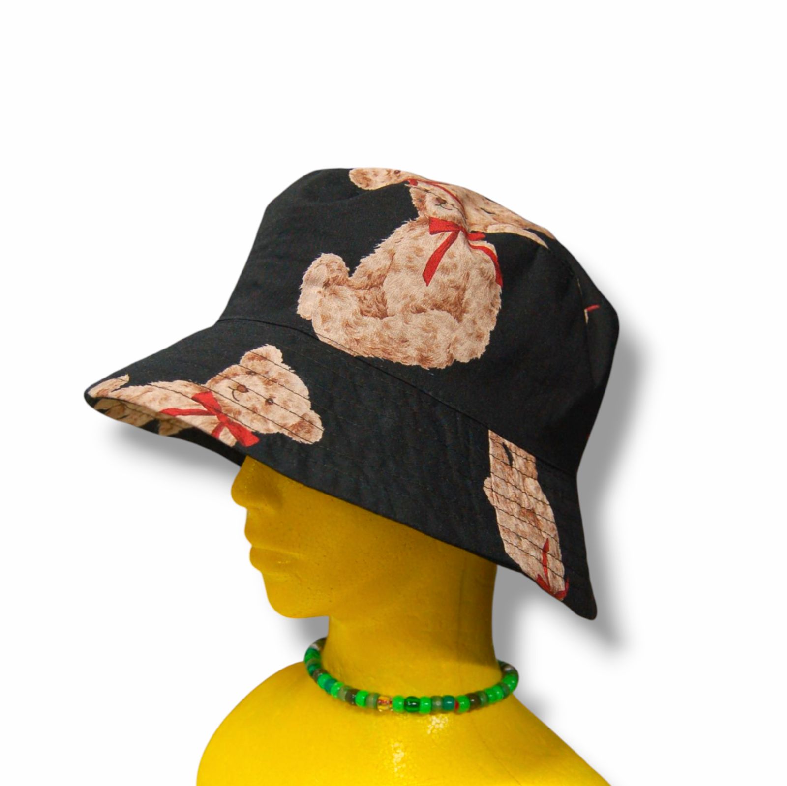 テディベア　コットンハット:ブラック