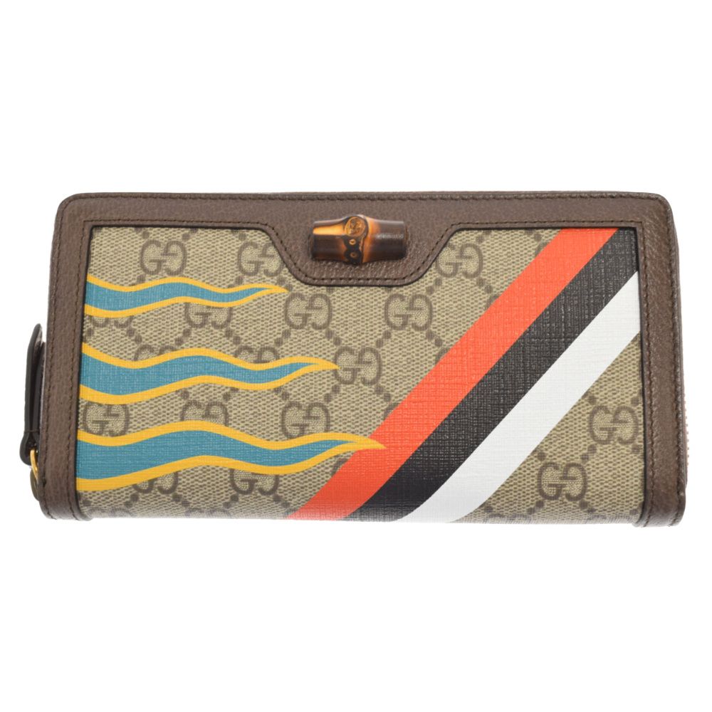 GUCCI (グッチ) ジップアラウンドウォレット ダイアナ バンブー GUCCI (グッチ) ジップアラウンドウォレット ダイアナ バンブー
