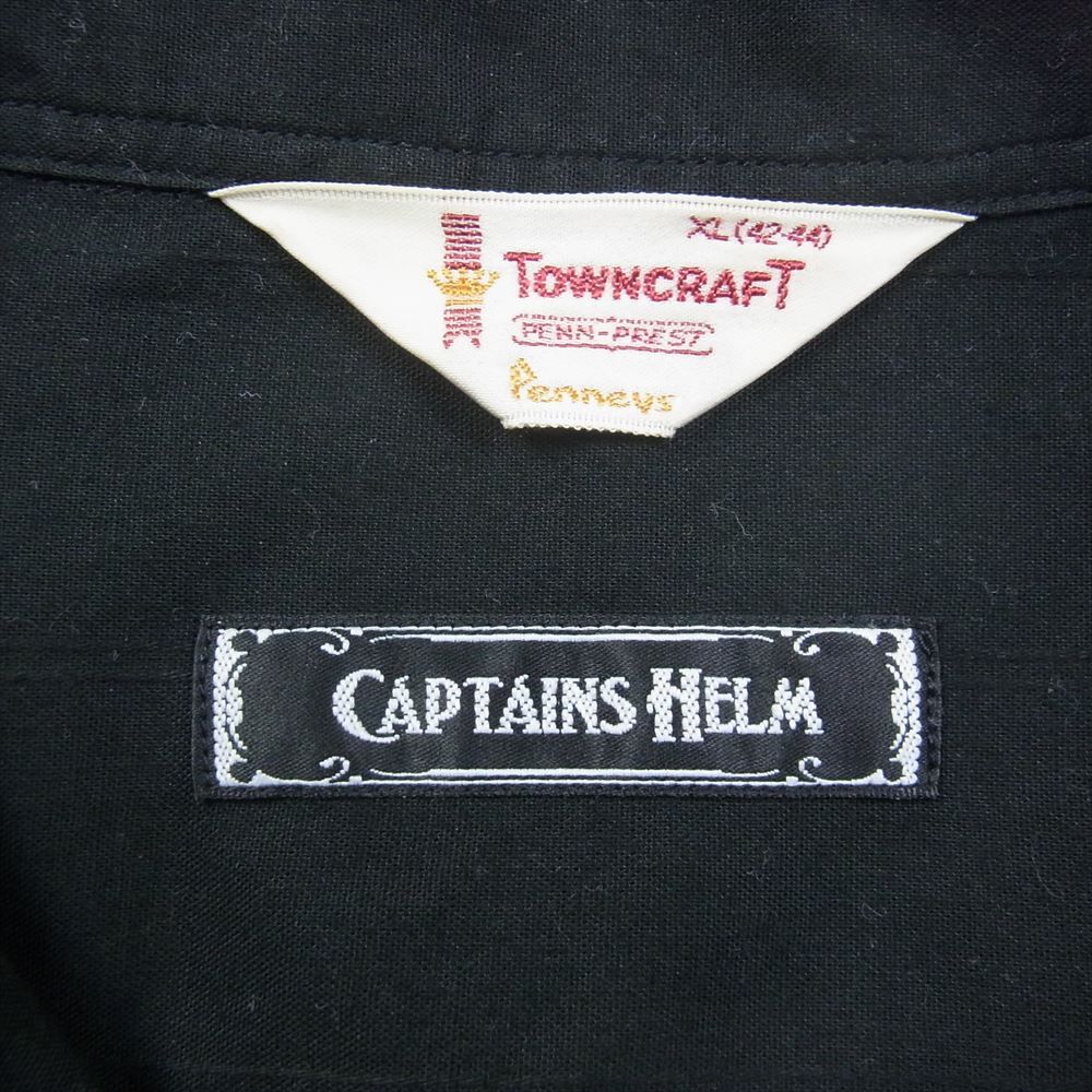 captainshelm×Towncraft キャプテンズヘルム半袖シャツ キャプテンズヘルム タウンクラフト キューバ ストライプ シャツ