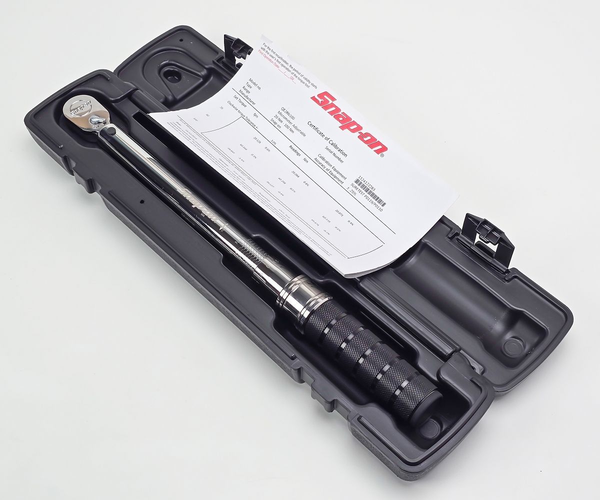 Snap-on スナップオン ダイヤル式トルクレンチ 3|8 20-100 NM QE2RN100
